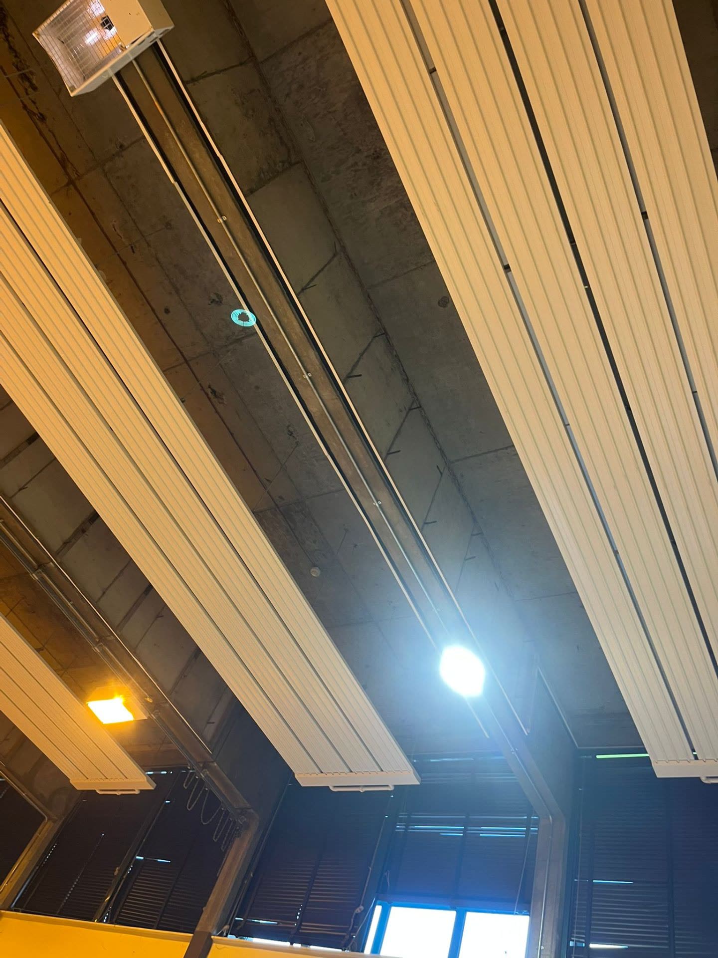 Commercial ceiling lighting detail