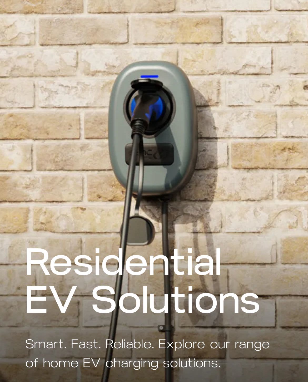 BG Sync residential EV charger mounted on wall