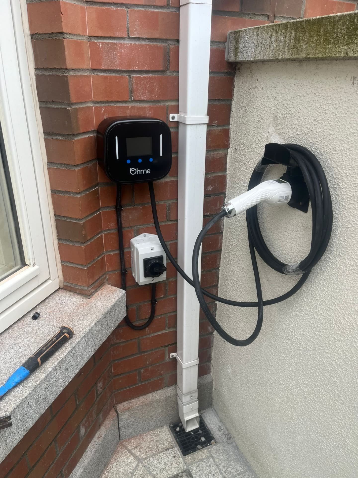 Ohme home EV charger installation