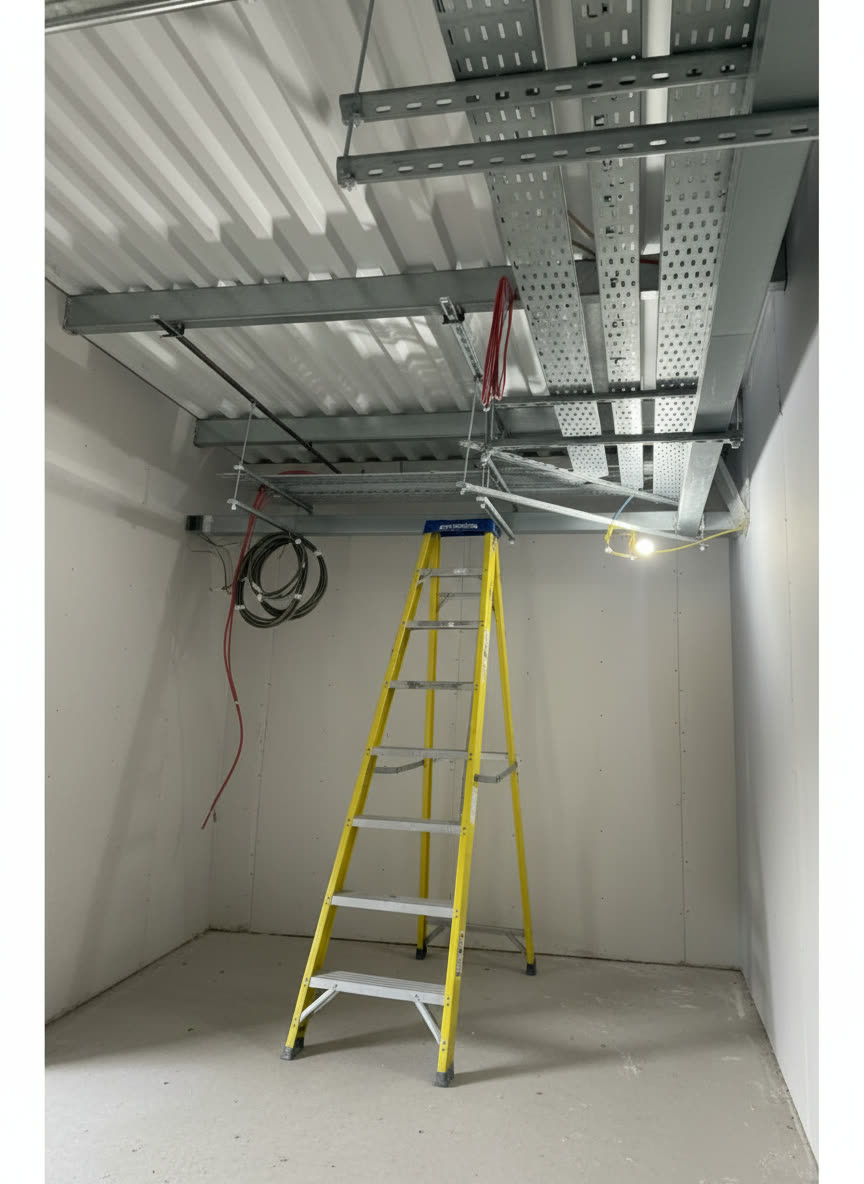 Commercial cable installation