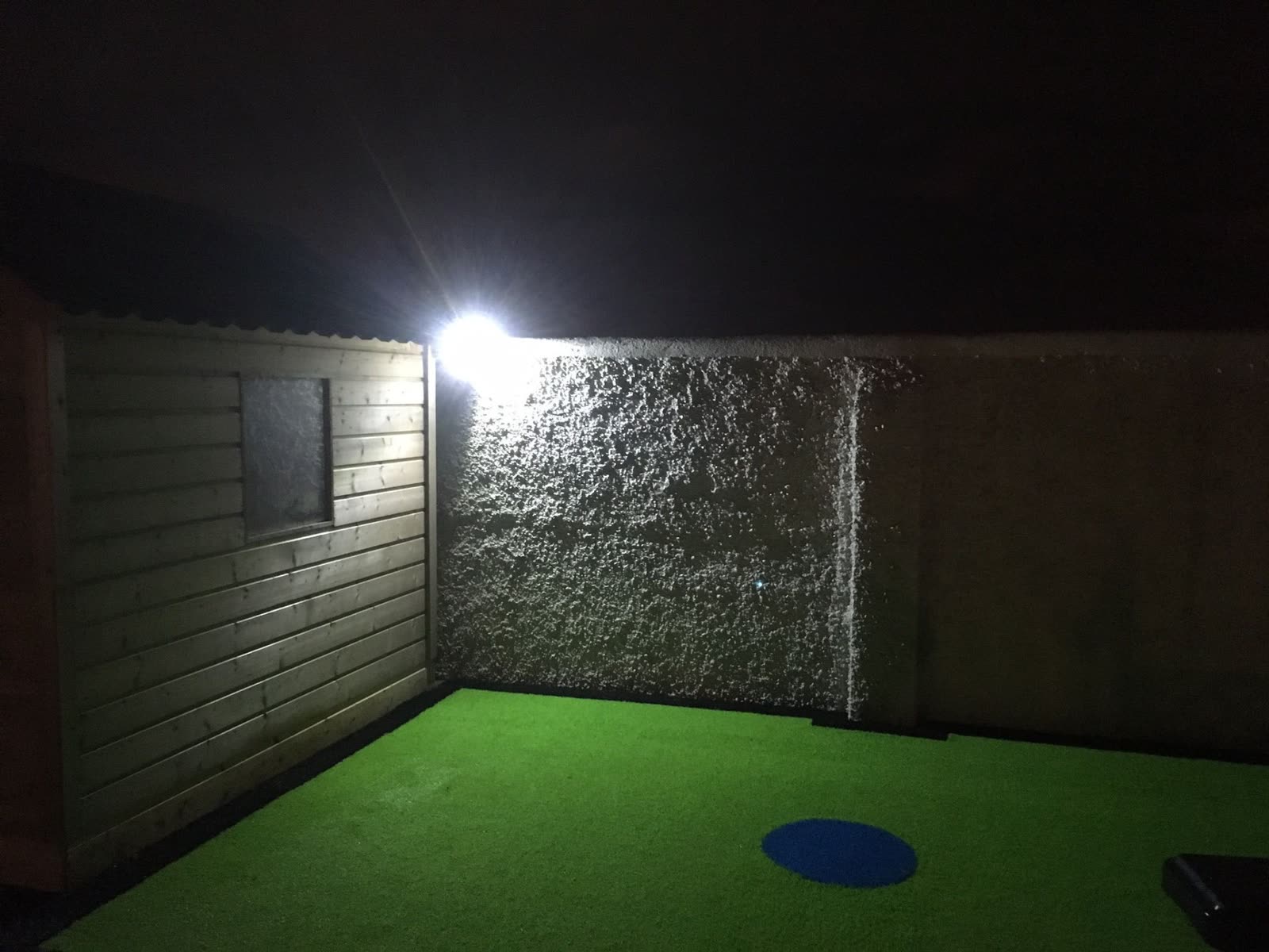 Garden security floodlight