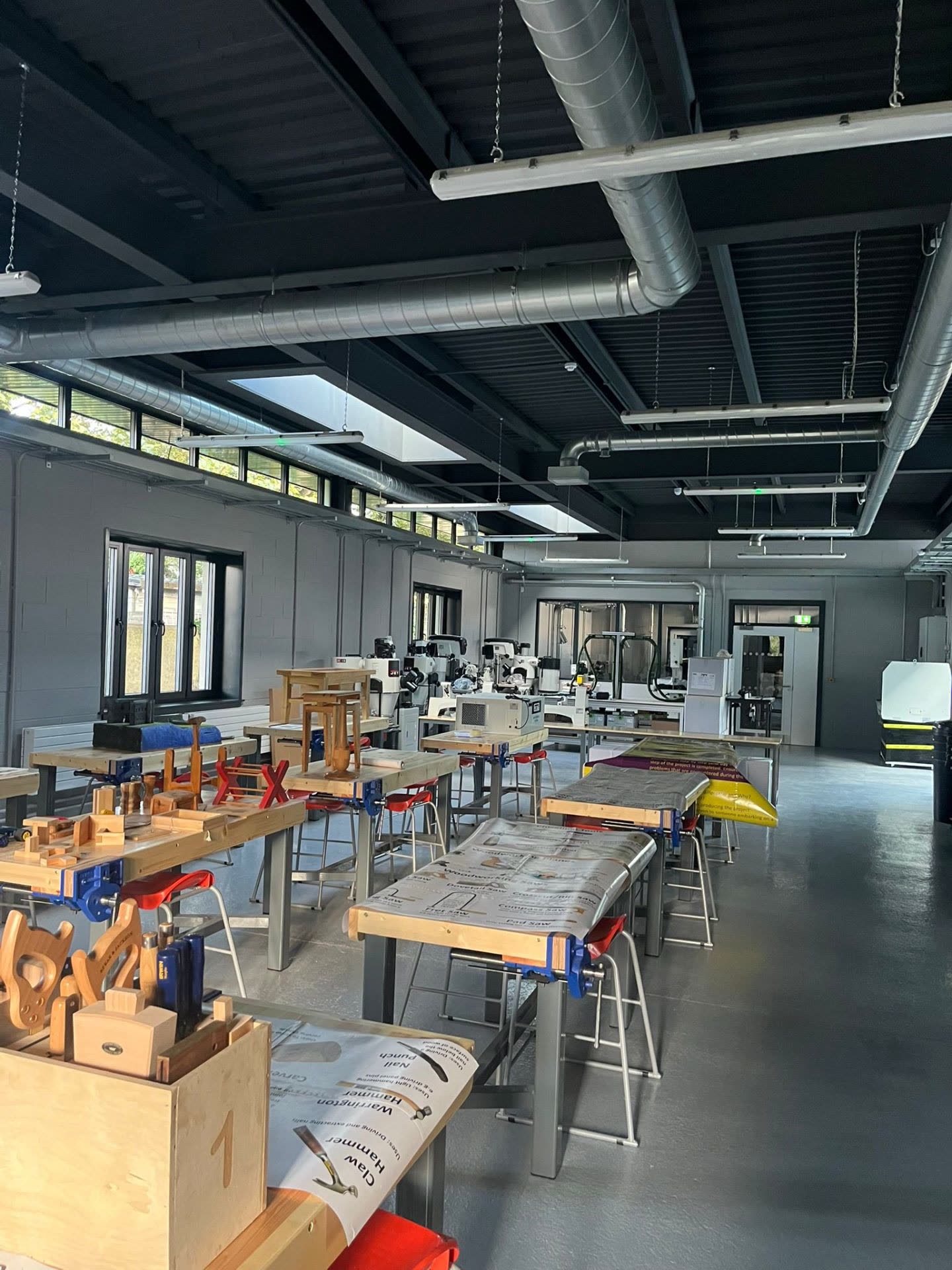 School workshop electrical installation
